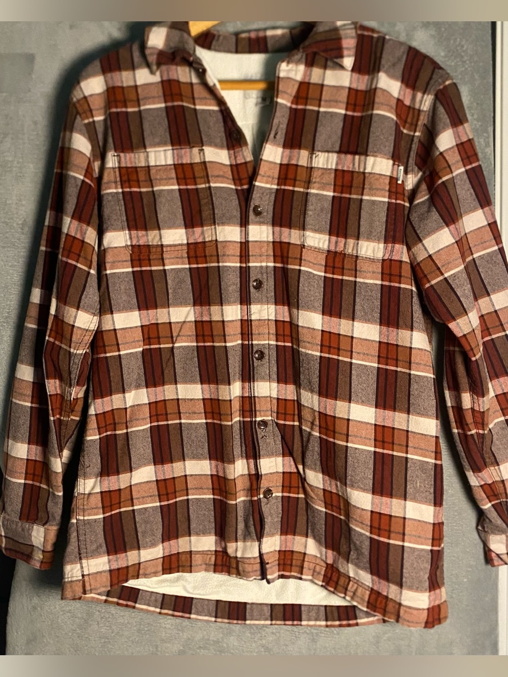 Rhythm Plaid Button-Up Shacket  size medium‎
